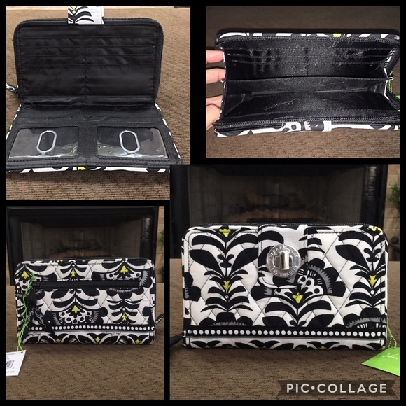 2 PIECE SET! NWT! Vera Bradley Retired Pattern- Tote and Wallet - Picture 3 of 4